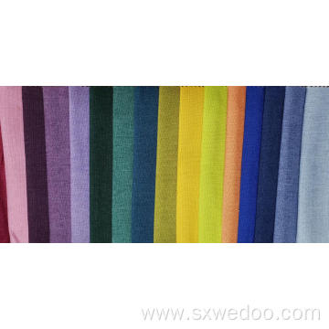 Plain 100%Polyester Woven Linen Fabric for Sofa